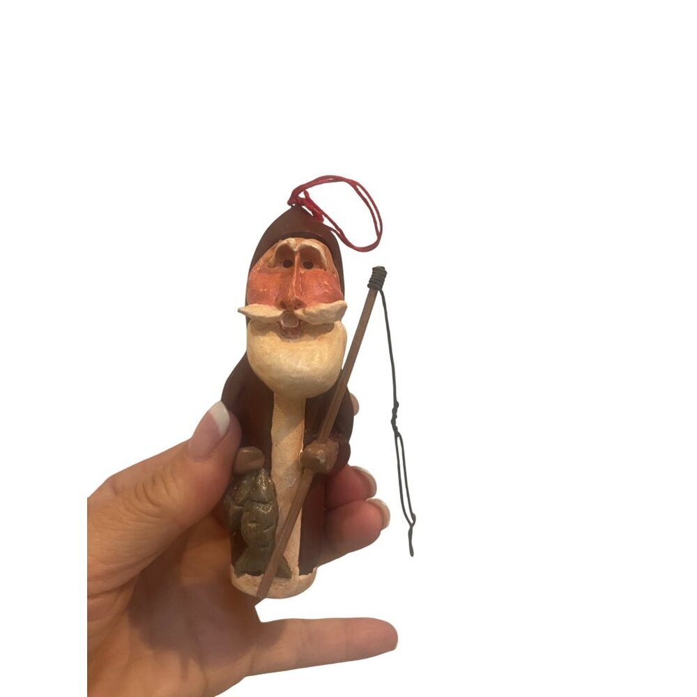 Vintage Primitive Santa Claus Multicolor Folk Art Collection Decor Holiday - Picture 5 of 16